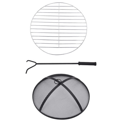 Terrakotta ja valk. mosaiikkipöytä tulisijalla Davarpanan 60cm (keramiikka)