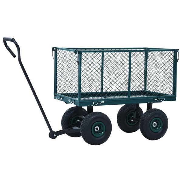 Vihreä puutarhan vetokärry Keven 350 kg
