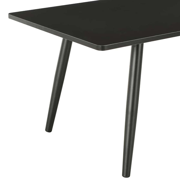 Sohvapöytä musta 120x60x46 cm