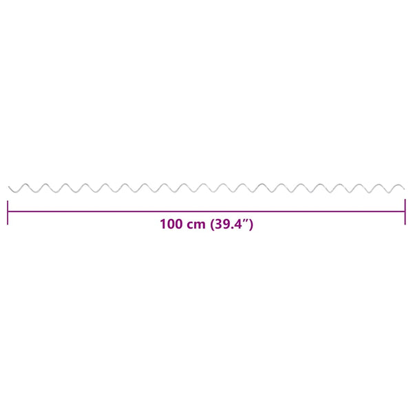Kivikorispiraalit 24 kpl galvanoitu teräs 100 cm