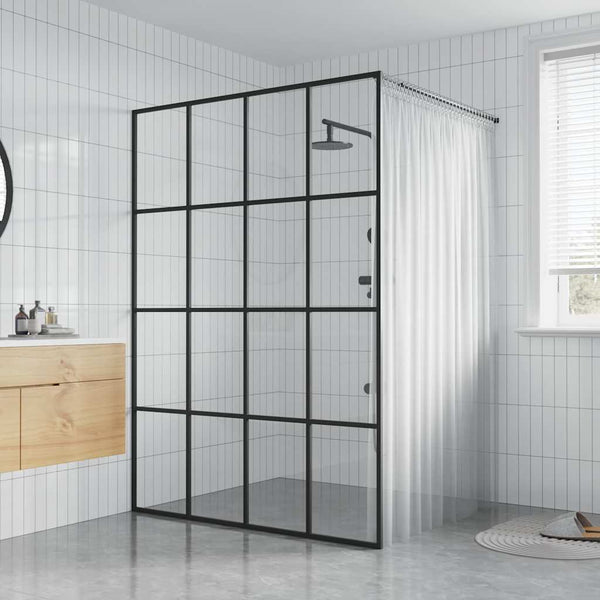 Walk-in Suihkun seinäke kirkas karkaistu lasi 140x195 cm