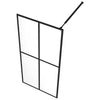 Walk-in Suihkun seinäke kirkas karkaistu lasi 100x195 cm