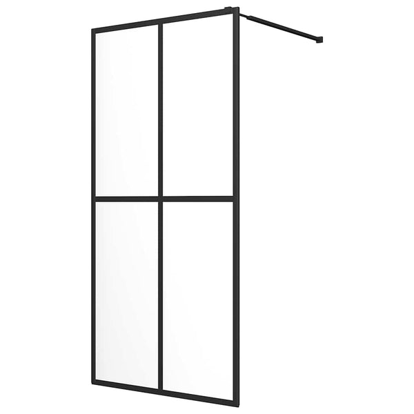 Walk-in Suihkun seinäke kirkas karkaistu lasi 118x190 cm