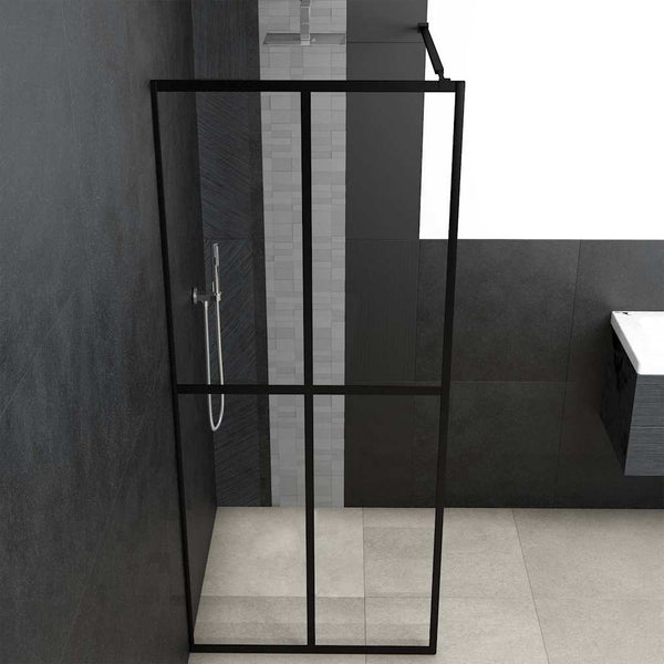 Walk-in Suihkun seinäke kirkas karkaistu lasi 118x190 cm
