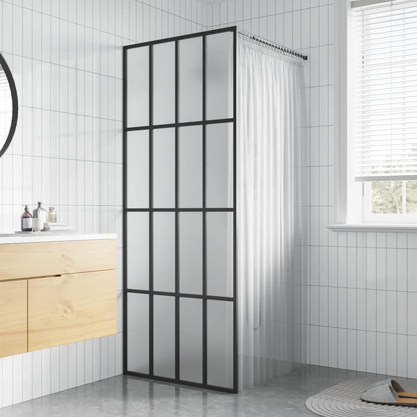 Walk-in Suihkun seinäke karkaistu huurrelasi 80x195 cm