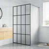 Walk-in Suihkun seinäke karkaistu huurrelasi 100x195 cm