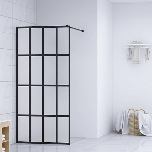 Walk-in Suihkun seinäke karkaistu huurrelasi 140x195 cm