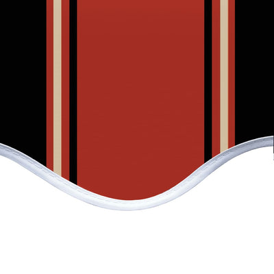 Oranssi ja ruskea markiisikangas Ferin 350x250cm