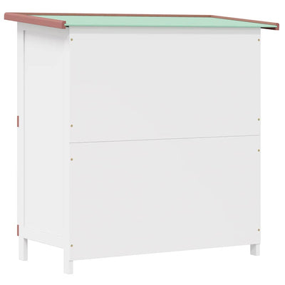 Ruskea kanin ulkohäkki Tomie (4 ovea puu)