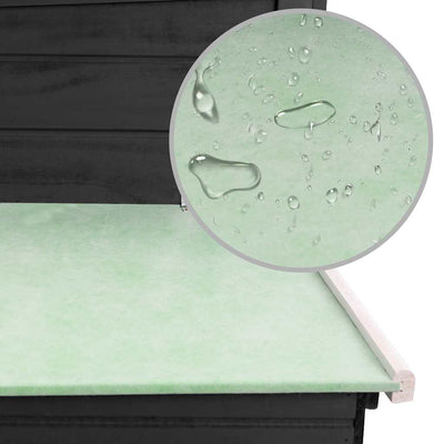 Harmaa kanojen ulkohäkki Librian (1 munalaatikolla puu)