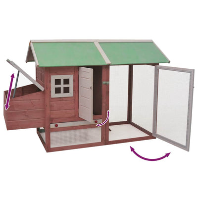 Mokka kanahäkki Dancioniu 170x81x110cm (mänty ja kuusi)