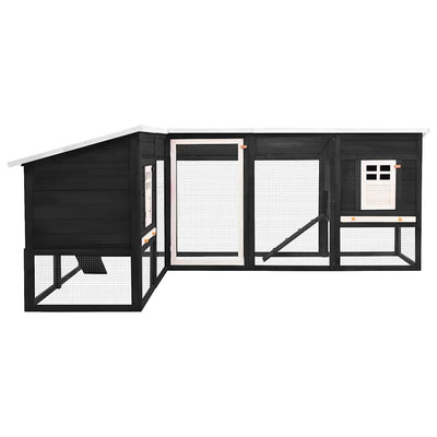 Kanin ulkohäkki harmaa ja valkoinen täysi kuusi