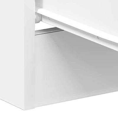 Valkoinen yöpöydät Hassan 38x35x56cm (2 kpl puinen)