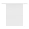 Valkoinen ruokapöytä Metha 180x90x76cm (tekninen tuki)