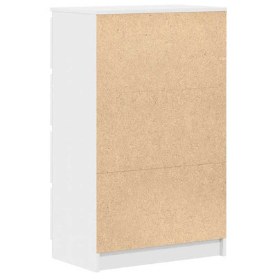 Valkoinen senkki Nance 60x35x98,5cm (puinen)