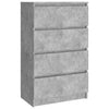 Senkki betoninharmaa 60x35x98,5 cm tekninen puu