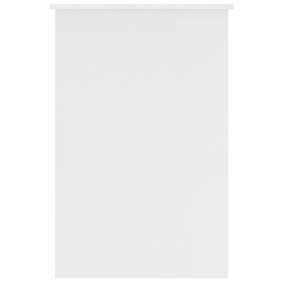 Työpöytä valkoinen 100x50x76 cm tekninen puu