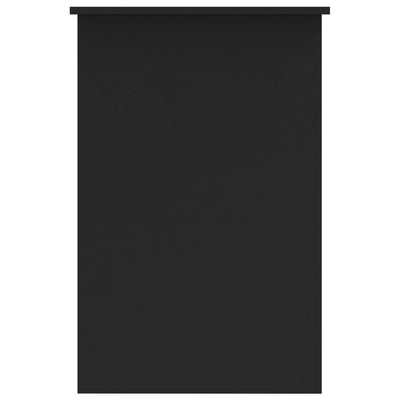 Työpöytä musta 100x50x76 cm tekninen puu