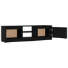 TV-taso musta 120x30x35,5 cm lastulevy