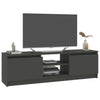 TV-taso harmaa 120x30x35,5 cm tekninen puu
