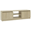 TV-taso Sonoma-tammi 120x30x35,5 cm tekninen puu