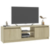 TV-taso Sonoma-tammi 120x30x35,5 cm tekninen puu