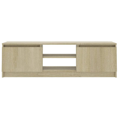 TV-taso Sonoma-tammi 120x30x35,5 cm tekninen puu