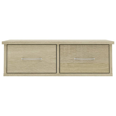 Seinälaatikkohylly Sonoma-tammi 60x26x18,5 cm tekninen puu