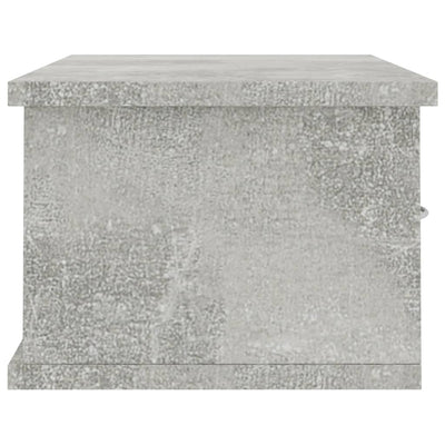 Seinälaatikkohylly betoninharmaa 60x26x18,5 cm tekninen puu