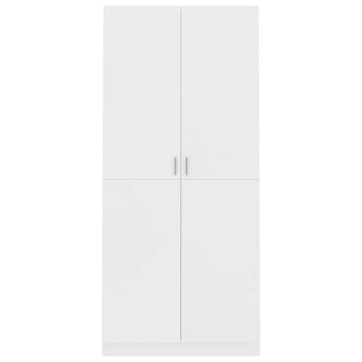 Valkoinen vaatekaappi Pirus 90x52x200cm (puinen)