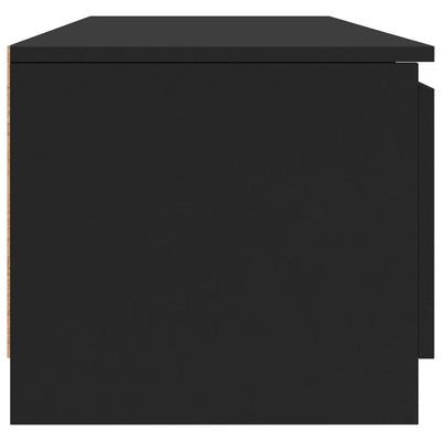 TV-taso musta 140x40x35,5 cm tekninen puu