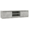 TV-taso betoninharmaa 140x40x35,5 cm tekninen puu
