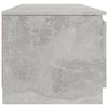 TV-taso betoninharmaa 140x40x35,5 cm tekninen puu