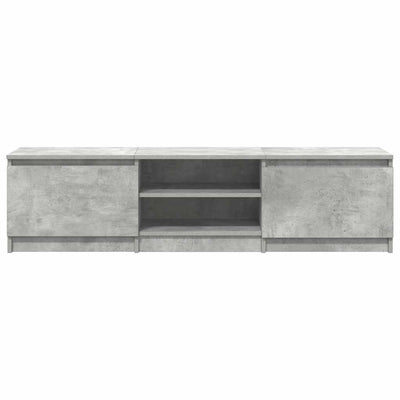 Betoninharmaa tv-taso Constanze 140x40x35,5cm (puinen)