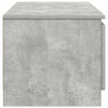 Betoninharmaa tv-taso Constanze 140x40x35,5cm (puinen)