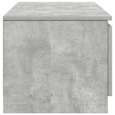 Betoninharmaa tv-taso Constanze 140x40x35,5cm (puinen)