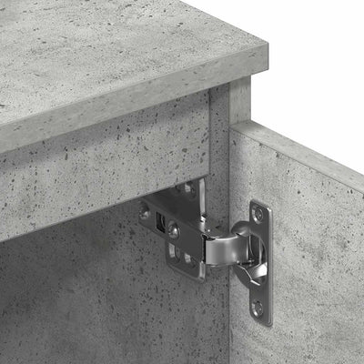 Betoninharmaa tv-taso Constanze 140x40x35,5cm (puinen)