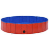 Kokoontaitettava koiran uima-allas punainen 160x30 cm PVC
