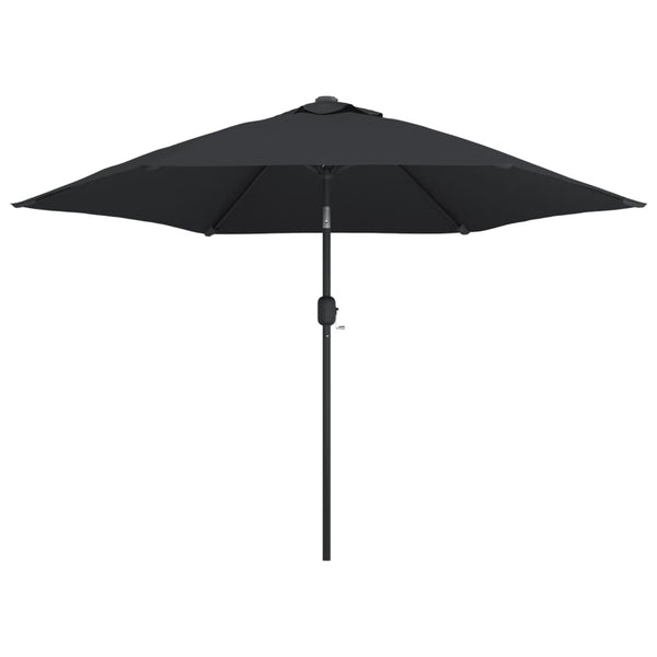 Aurinkovarjo metallirunko 300 cm musta