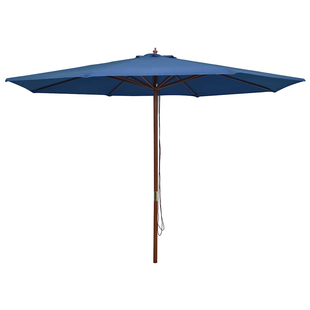 Sininen aurinkovarjo puurunko Brigitta 350cm