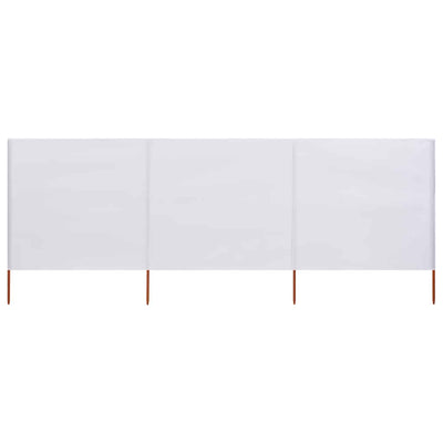 Valkoinen tuulensuojakangas Maebelle 400x80cm (3 paneelilla hiekan)