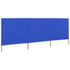 Tuulensuojakangas 3 paneelilla 400x80 cm taivaansininen