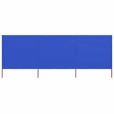 Taivaansininen tuulensuojakangas Maebelle 400x120cm (3 paneelilla)