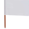 Tuulensuojakangas 3 paneelilla 400x160 cm hiekanvalkoinen
