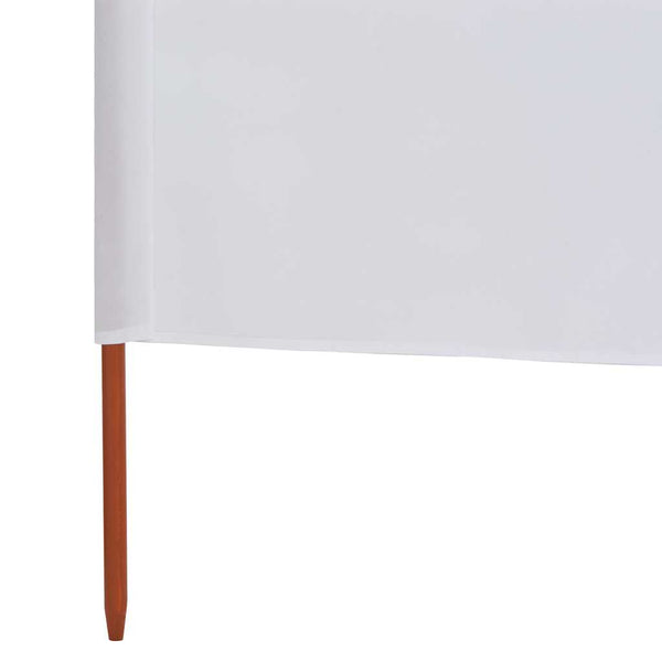 Tuulensuojakangas 3 paneelilla 400x160 cm hiekanvalkoinen