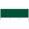 Tuulensuojakangas 3 paneelilla 400x160 cm vihreä