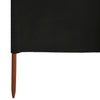Tuulensuojakangas 3 paneelilla 400x160 cm musta