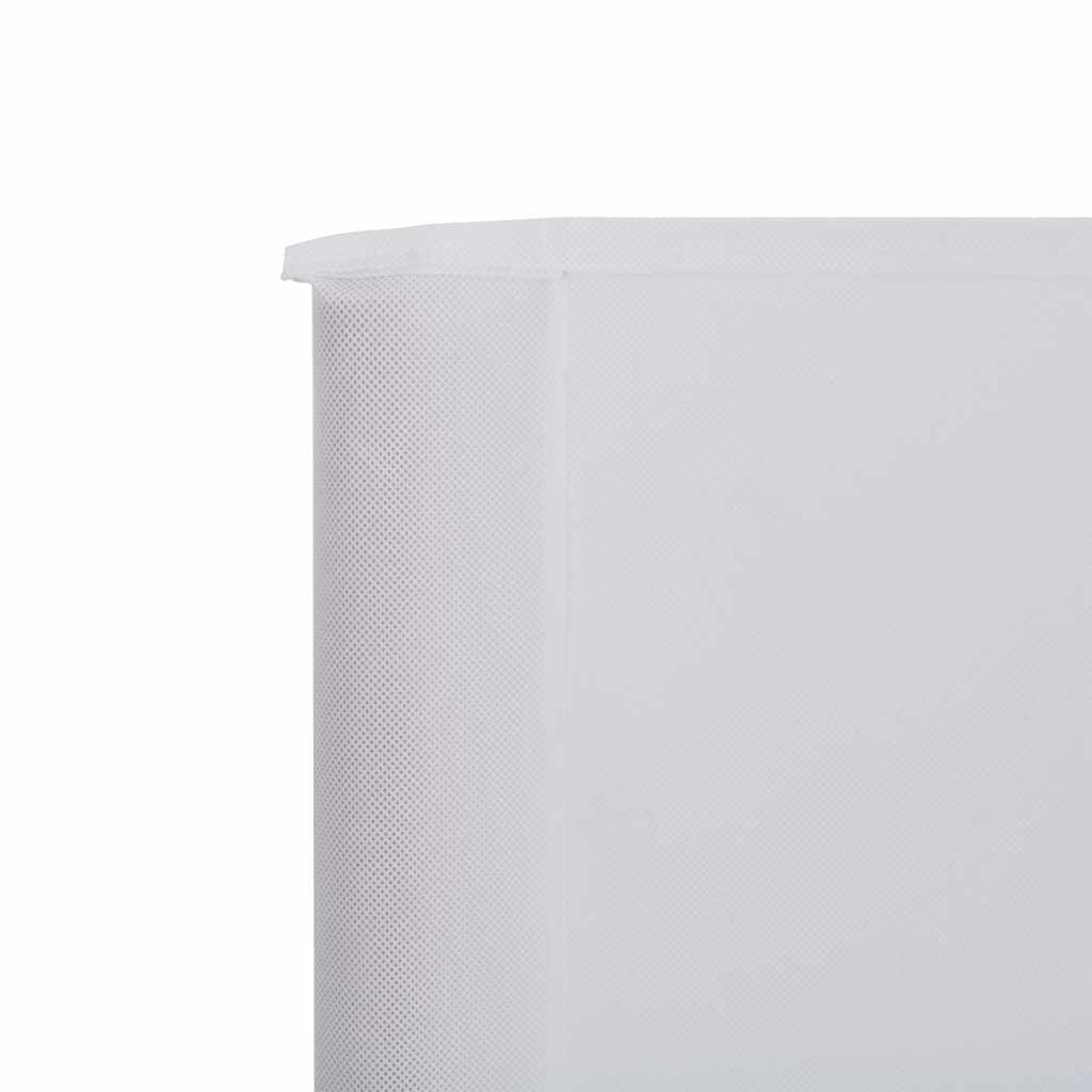 Tuulensuojakangas 5 paneelilla 600x80 cm hiekan valkoinen