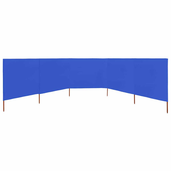 Tuulensuojakangas 5 paneelilla 600x80 cm taivaansininen