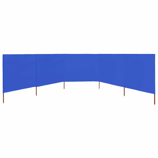 Tuulensuojakangas 5 paneelilla 600x160 cm taivaansininen
